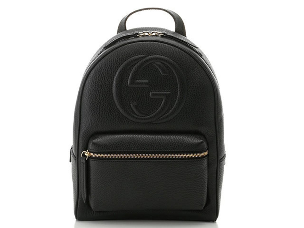 Gucci Bag Backpack Soho Embossed Leather GG